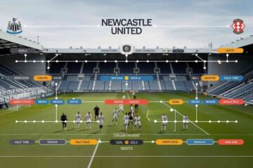 Newcastle United F.C. vs Sheffield United Timeline