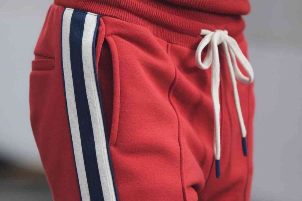 Brooks Brothers Red Fleece Wool Side Stripe Jogger Pants