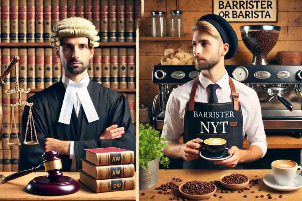 Barrister or Barista NYT