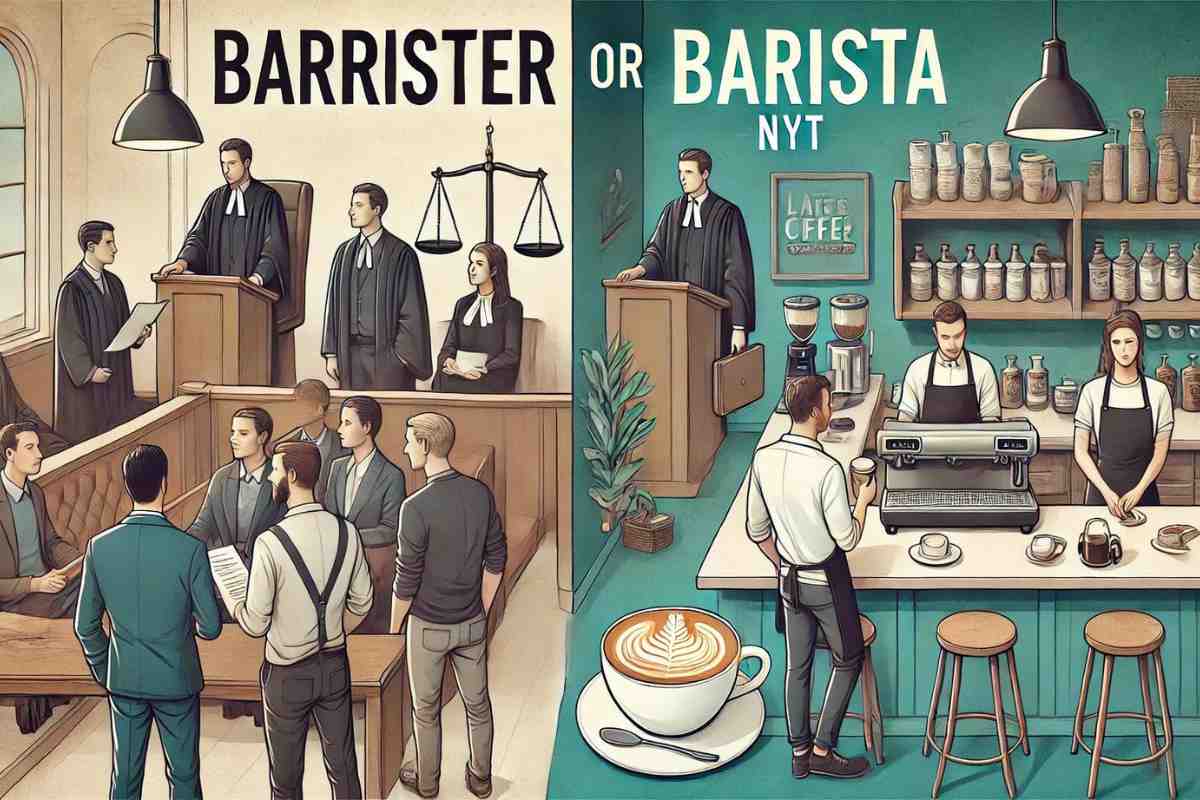 Barrister or Barista NYT