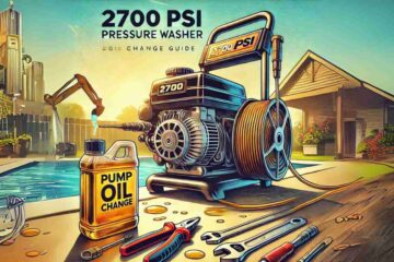 Homelite 2700 PSI Pressure Washer Pump Oil Change