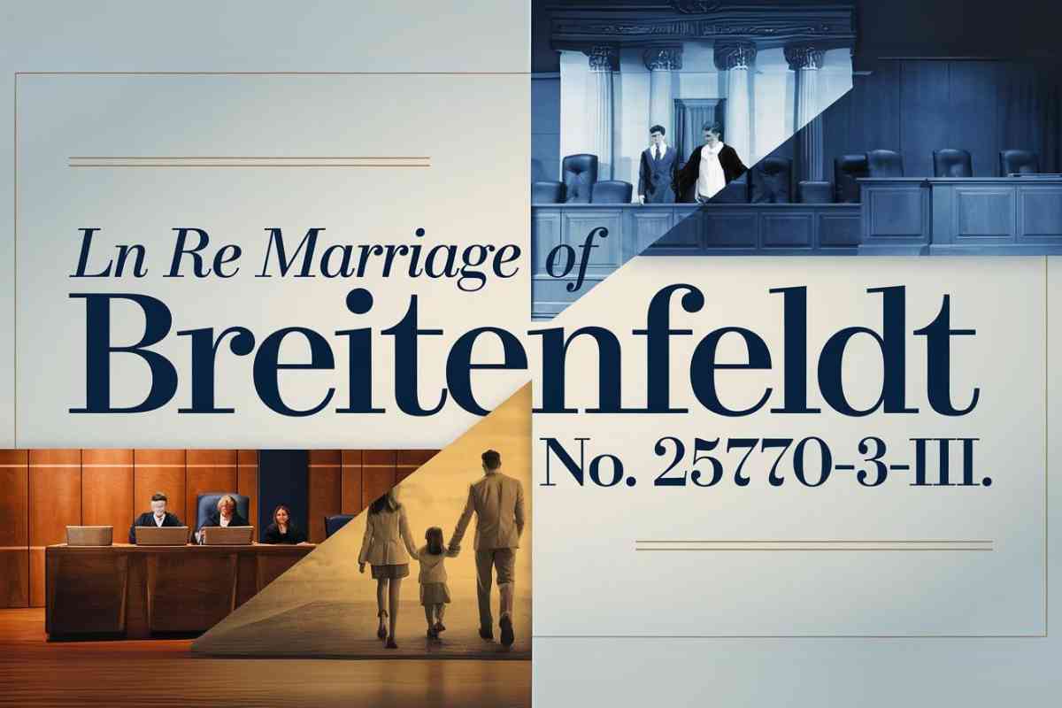 Ln Re Marriage Of Breitenfeldt No. 25770-3-iii