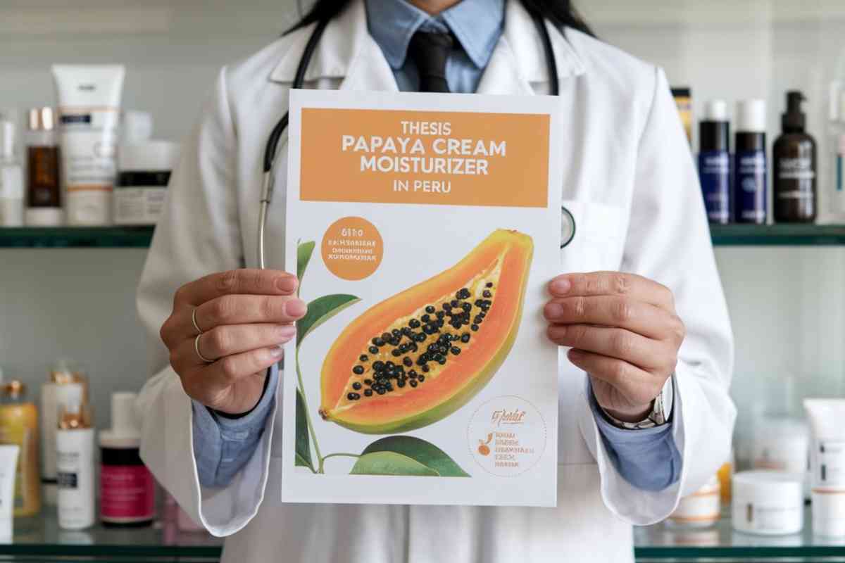 Crema hidratante de papaya en peru tesis doctoral